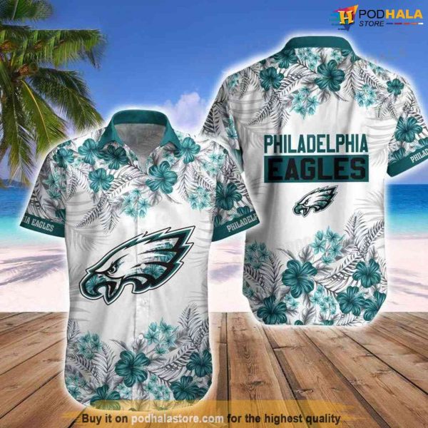 Philadelphia Eagles Hawaiian Shirt, Eagles Gifts For Fans