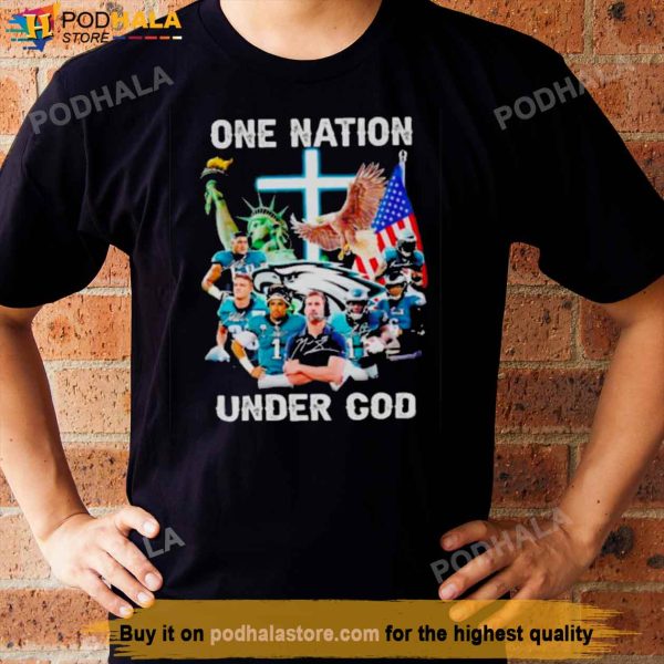 Philadelphia Eagles Shirt, One Nation Under God, Gifts For Eagles Fans