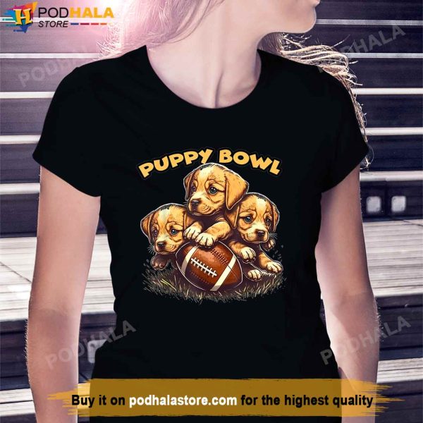 Puppy Bowl Sunday Funny Puppies Puppybowl Dog Fan T-Shirt