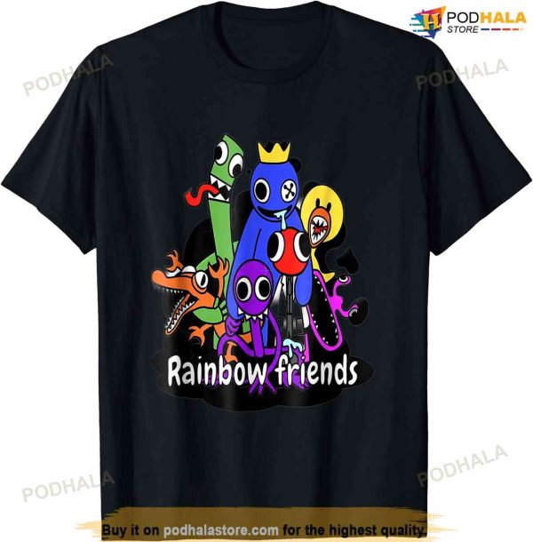 Rainbow Friends For Kids And Adults Birthday T-shirt T-shirt