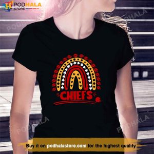 Rainbow NFL Football Kc Chiefs TShirt Kansas City Chiefs Gifts