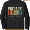 Retro 60 Year Old Gifts Made in 1963 Vintage 60th Birthday Long Sleeve T-Shirt