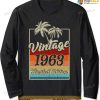 Retro 60 Year Old Vintage 1963 Limited Edition 60th Birthday Long Sleeve T-Shirt