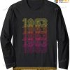 Retro Birthday Gift Woman Mom Vintage Classico Year 1963 Long Sleeve T-Shirt