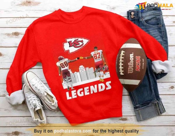 Retro Kansas City Football Legend Sweatshirt, Kc Chiefs Gifts