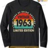 Retro Vintage 60 Year Old 1963 Limited Edition 60th Birthday Long Sleeve T-Shirt