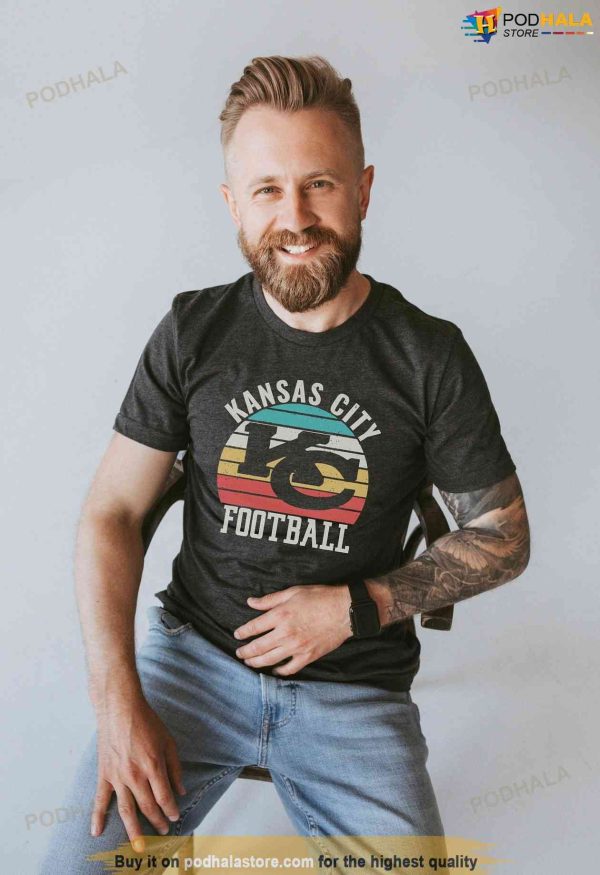 Retro Vintage Kansas City Football Shirt, Funny Super Bowl TShirt