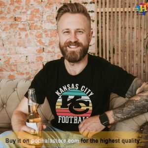 Retro Vintage Kansas City Football Tshirt Funny Super Bowl Tshirt