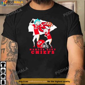 Funny Rick And Morty Kansas City Chiefs Shirt