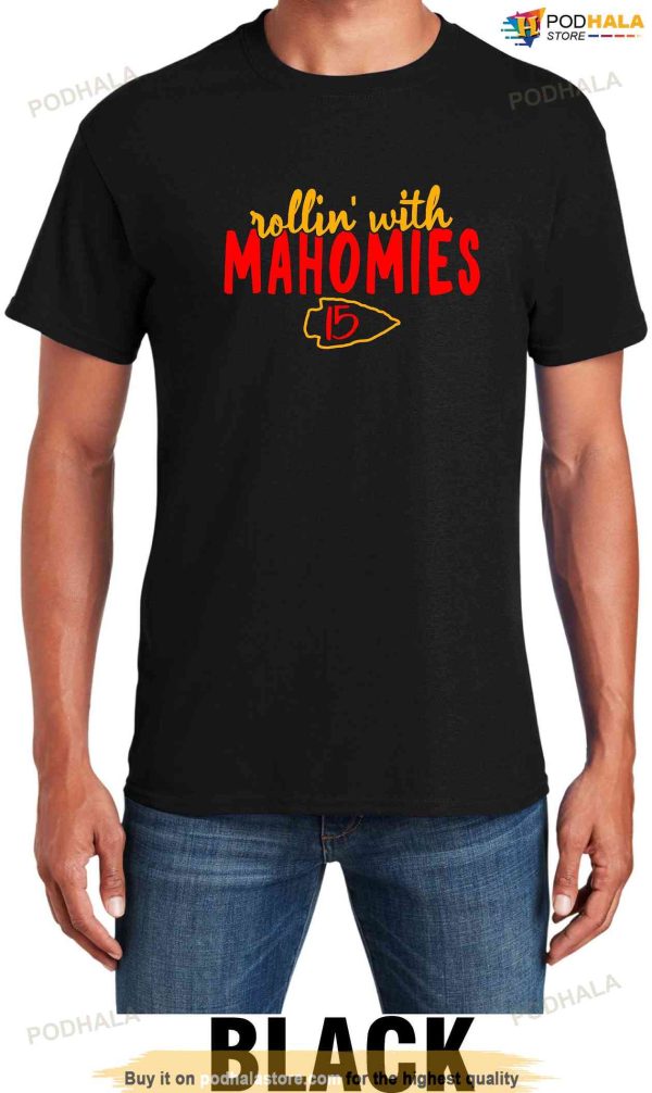 Rollin with Mahomies Kansas City Chiefs Shirt, Kc Chiefs Gifts