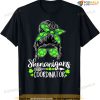 Shenanigans Coordinator Messy Bun St Patricks Day For Women T-shirt
