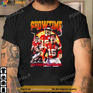 Men's Kansas City Chiefs Patrick Mahomes Red It's Showtime T-Shirt