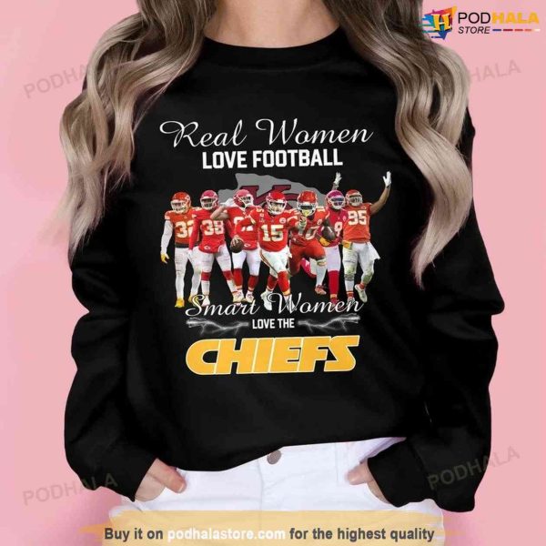 Smart Women Love The Chiefs Shirt, Kansas City Chiefs Gifts