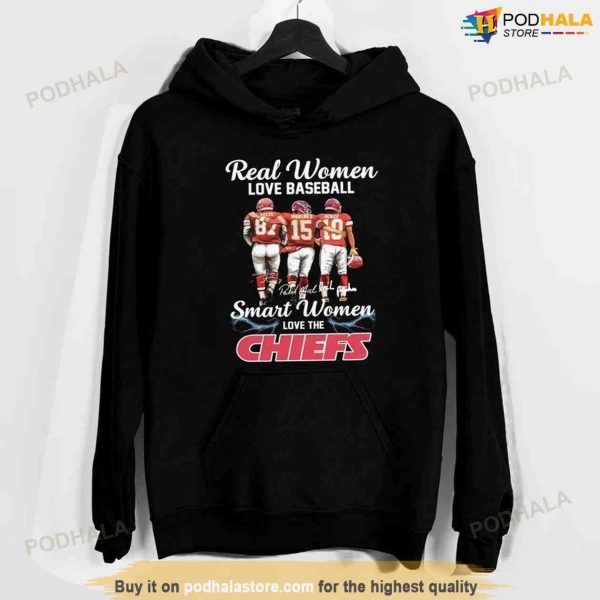 Smart Women Love The Chiefs Sweatshirt, Super Bowl Apparel