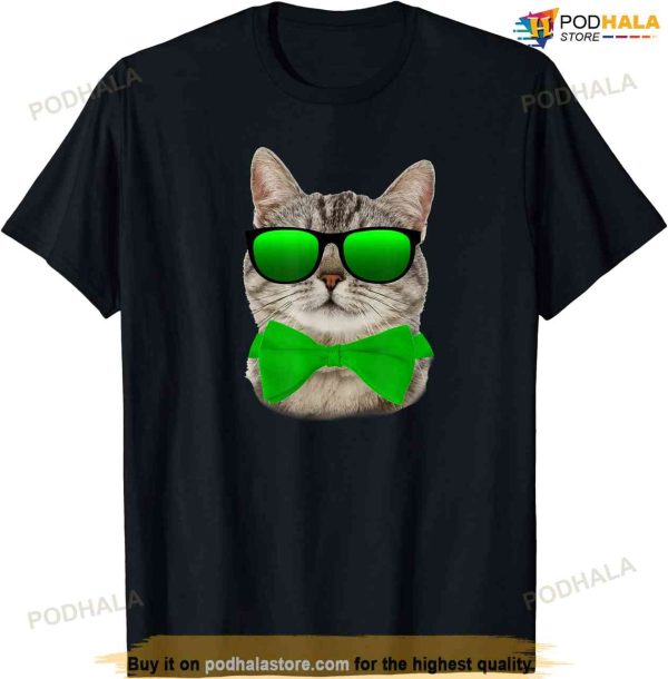 St Patricks Day Irish Cat T-shirt