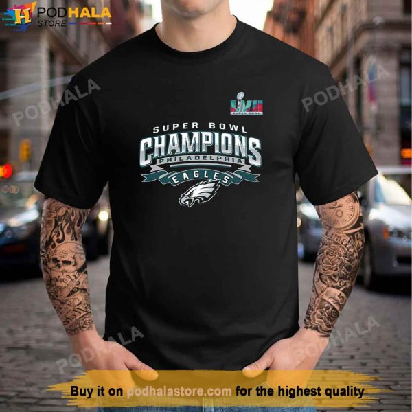 Super Bowl Champions For Philadelphia Eagles Shirt