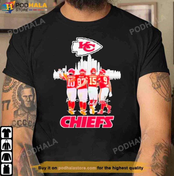 Super Bowl LVII Kansas City Chiefs Players Signatures Shirt
