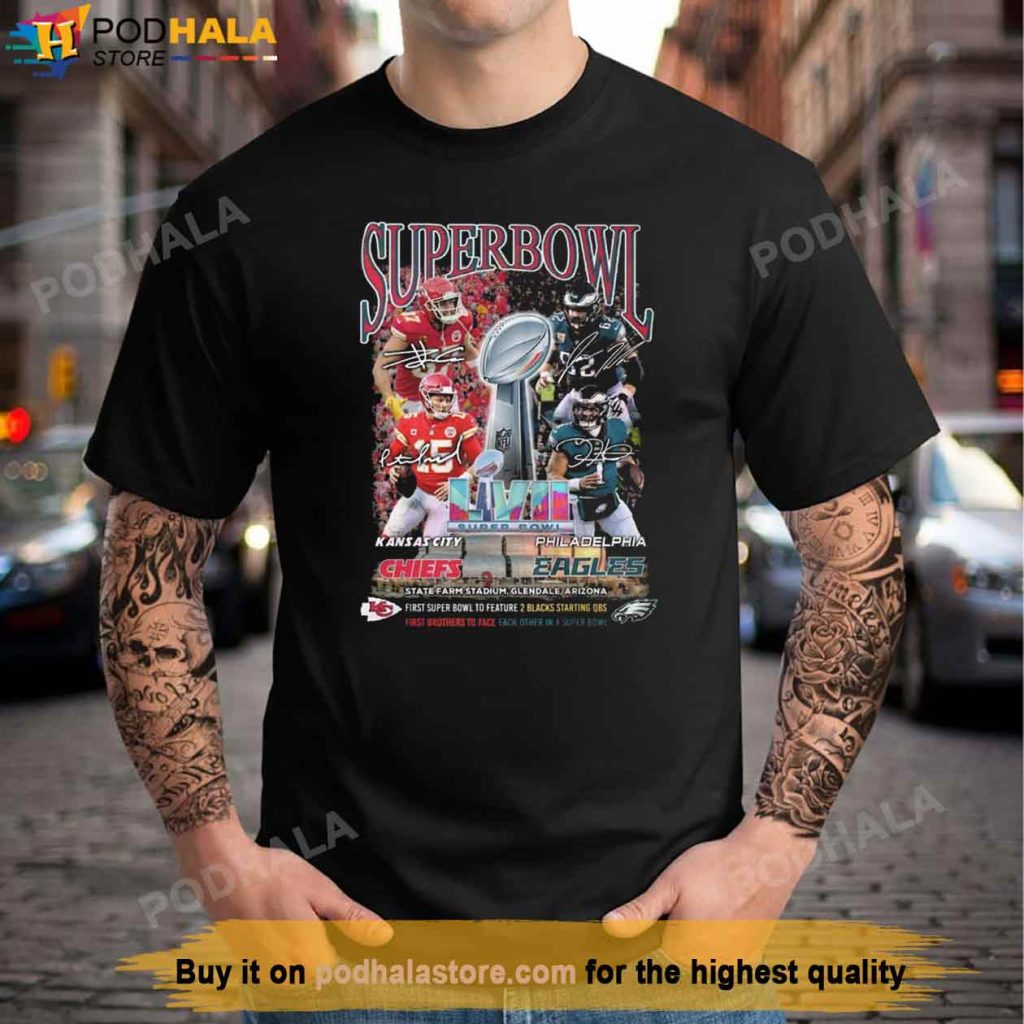 Super Bowl LVII Kansas City Chiefs Vs Philadelphia Eagles T-Shirt