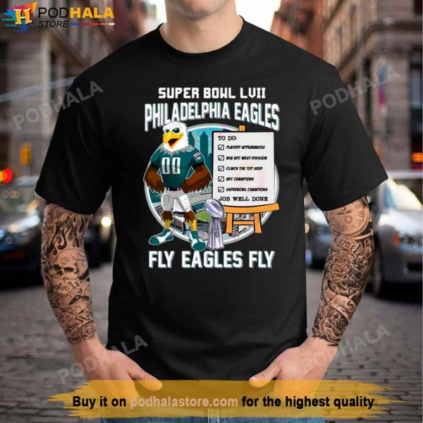 Super Bowl LVII Philadelphia Eagles Fly Eagles Fly T-Shirt