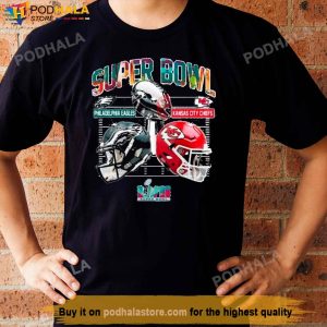 Super Bowl 2023 Philadelphia Eagles VS Kansas City Cheifs T Shirt