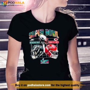 Super Bowl LVII TShirt Philadelphia Eagles Vs Kansas City Chiefs
