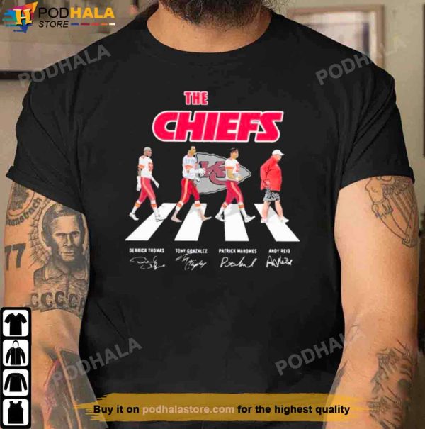 The KC Chiefs Abbey Road Kansas City Chiefs Signatures Shirt