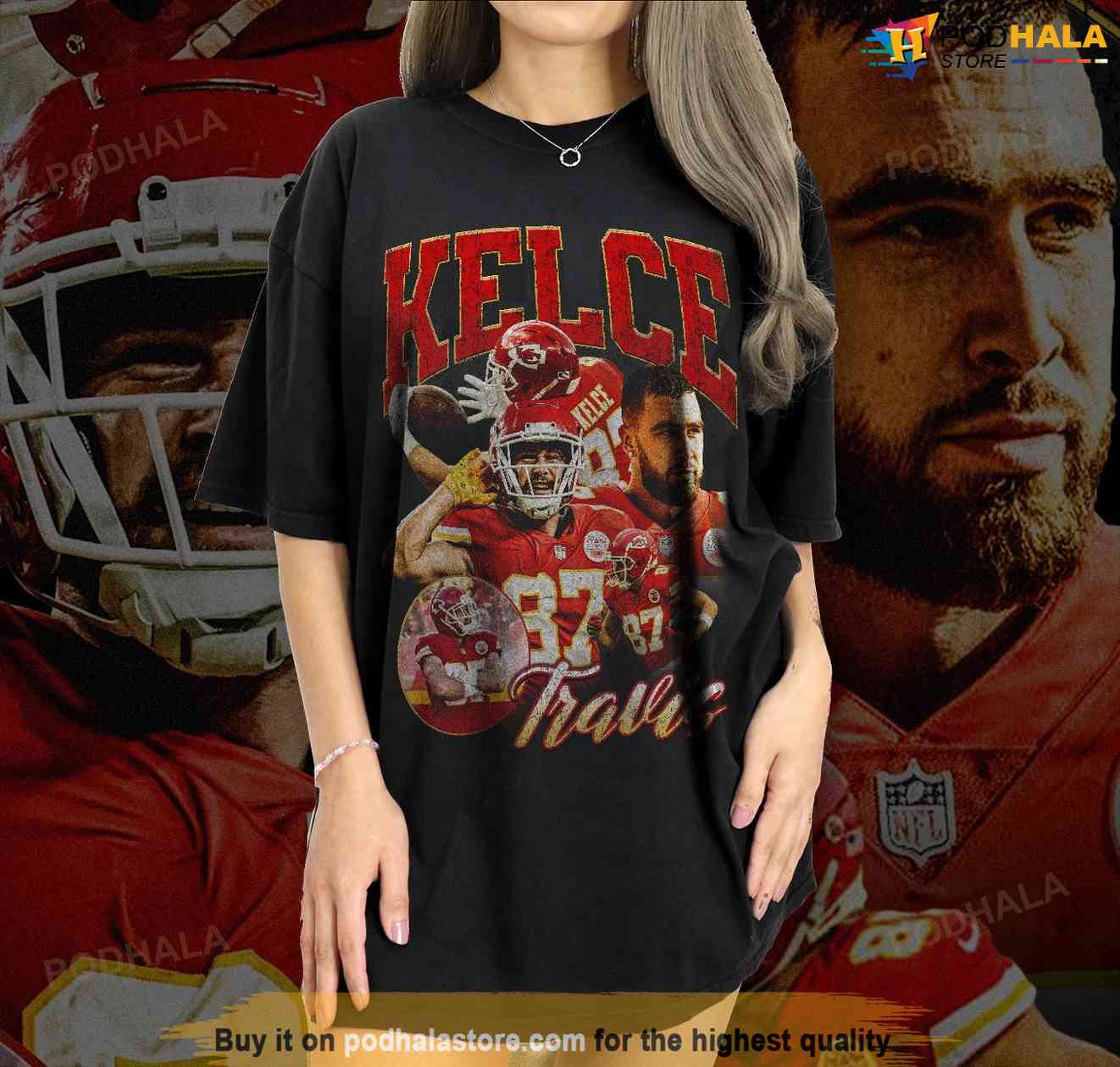 Travis Kelce Shirt, KC Chiefs In My Heart Tee, Kansas City Chiefs Gifts -  Bring Your Ideas, Thoughts And Imaginations Into Reality Today
