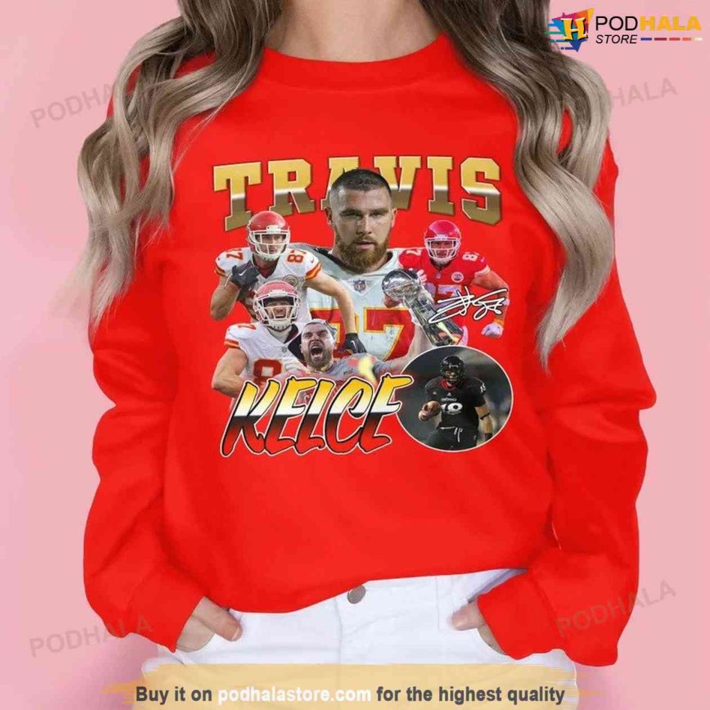 Travis Kelce Shirt, KC Chiefs In My Heart Tee, Kansas City Chiefs Gifts