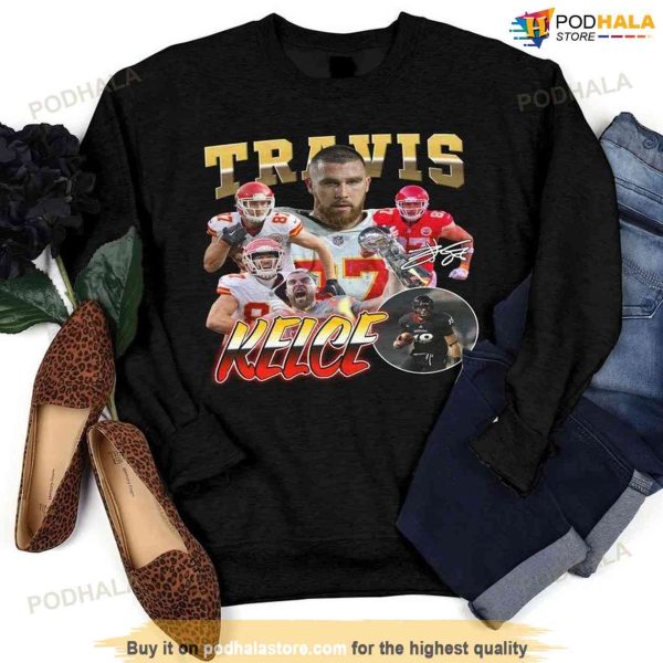 Travis Kelce Shirt, KC Chiefs In My Heart Tee, Kansas City Chiefs Gifts