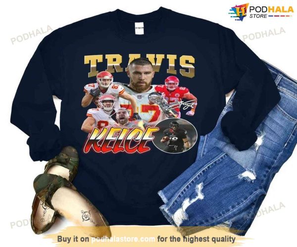 Travis Kelce Shirt, KC Chiefs In My Heart Tee, Kansas City Chiefs Gifts