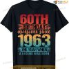 Vintage 1963 Limited Edition 1963 60 years old 60th Birthday T-Shirt