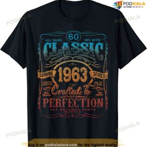 Vintage 1963 Limited Edition Shirt 60 Year old 60th Birthday T-Shirt