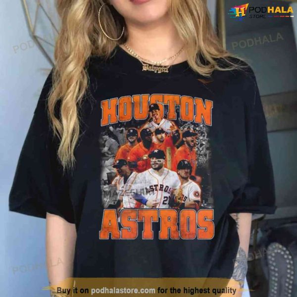 Vintage Houston Astros Shirt, Astros Space City Houston 2023 Tee