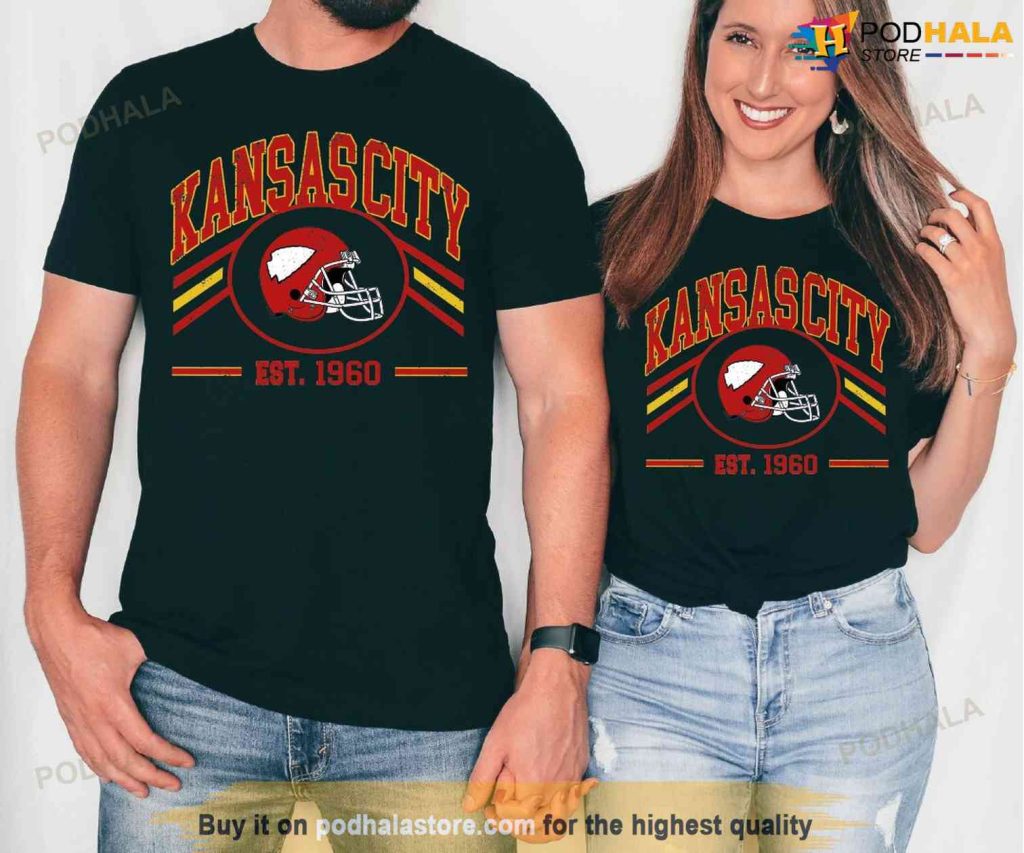 Vintage Styles Kansas City Football T Shirt