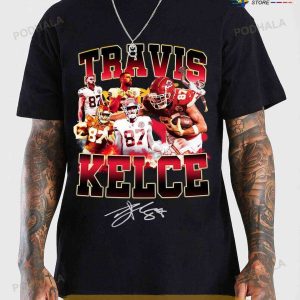 Vintage Travis Kelce Shirt, Chiefs Super Bowl LVII Champions 2023 Tee