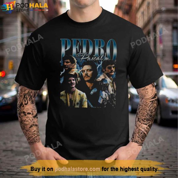 90s Inspired Vintage Pedro Pascal Shirt, The Last of Us Gift For Fans