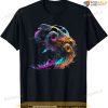 Airborne Monster Truck Jump Off Road Vehicle Colorful Dirt T-shirt
