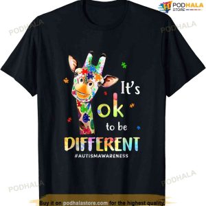 Autism Awareness Acceptance Women Kid Its Ok To Be Different T-shirt