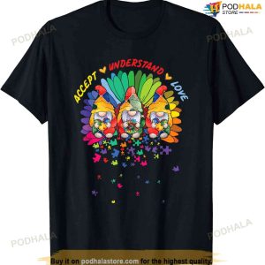 Autism Awareness Gnomes Puzzle Kindness T-shirt