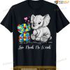 Autism Awareness Love Needs No Words Elephant Support Gifts T-shirt