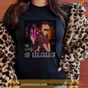 Bobs Burgers The Last Of Us Funny Graphic Tshirt Bob And Louise Belcher