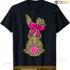 Bunny Easter Leopard Plaid Buffalo Rabbit Easter Day Kids Easter Shirt