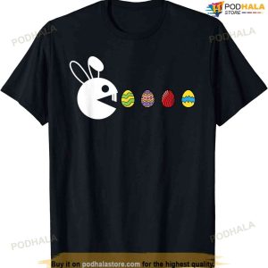 Bunny Happy Easter Egg Hunting Video-game Gamer Easter Shirt