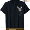 Bunny Happy Easter Shirts For Boys Bunny Pocket Kids Easter T-shirt