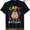 Capy Birthday Funny Capybara Animals Boys Girls Birthday T-shirt