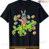 Cat Easter Bunny Riding Dino Trex Egg Hunt Dinosaur Boys Kid, Funny Easter Shirt