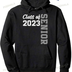 Class Of 2023 Senior 23 Shirt High School Graduation Party Pullover Hoodie