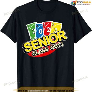 Class Of 2023 Senior Twenty-tres Gamer Class Out Grad Gifts T-shirt