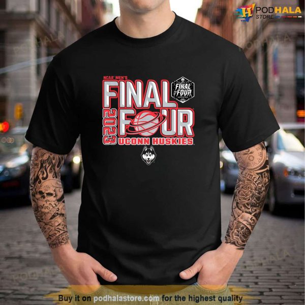 Connecticut Huskies Final Four 2023 Basketball Dunk Shirt, NCAA Gift For Fans