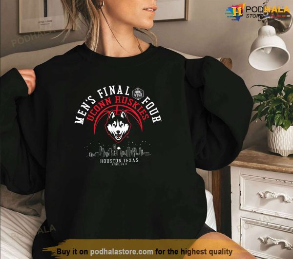 Connecticut Huskies Final Four 2023 Basketball Hoops Shirt, NCAA Gift For Fans